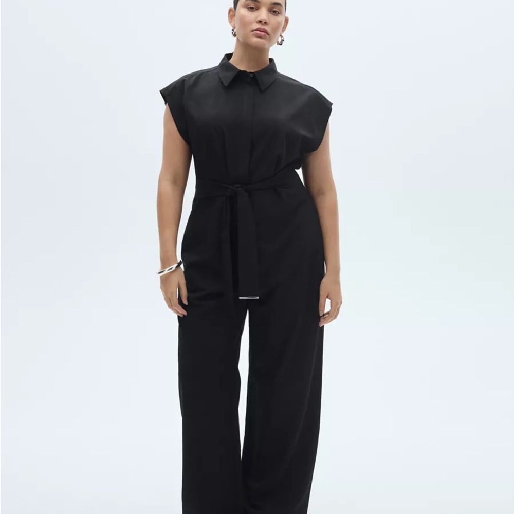 Mango Elegant Black Jumpsuit